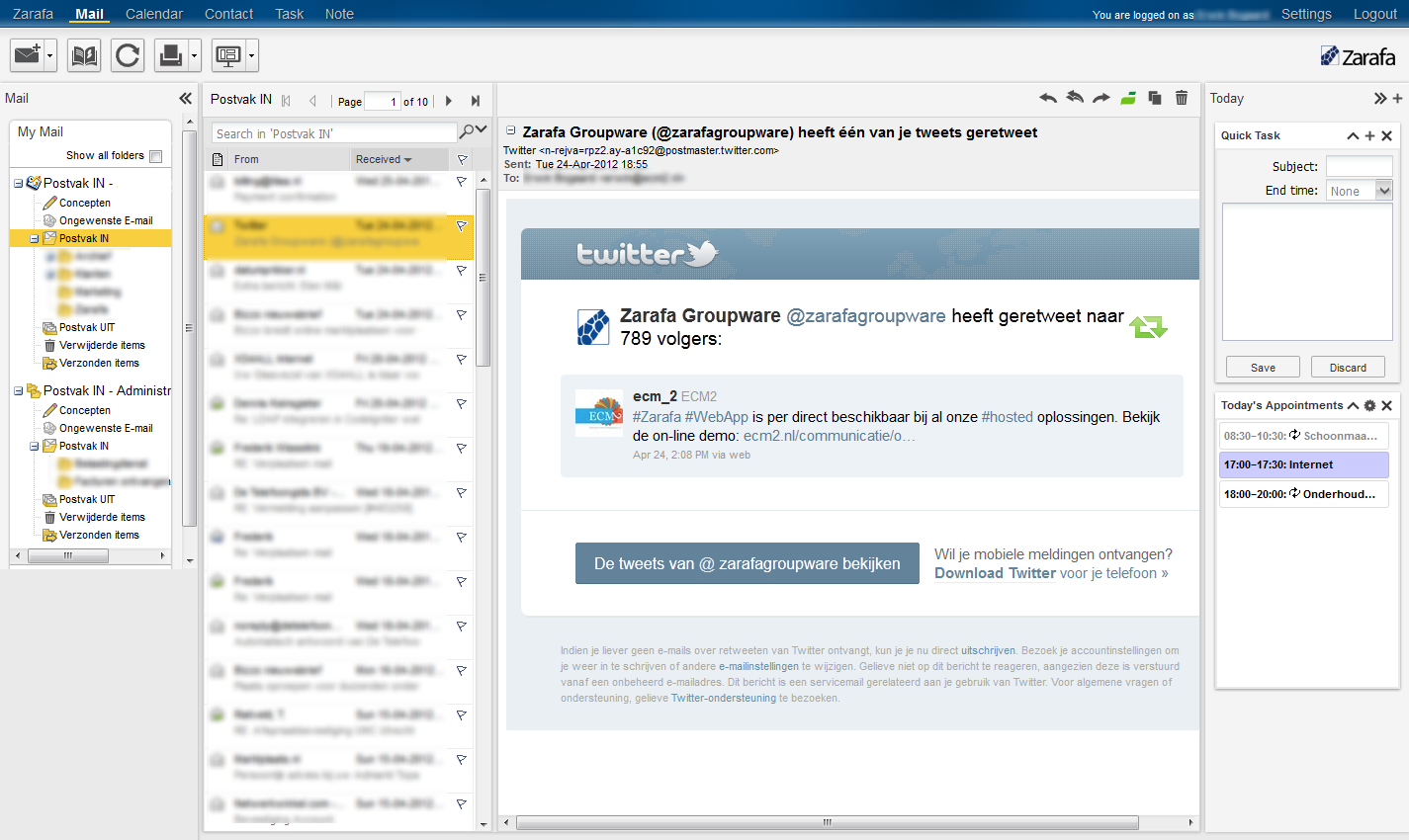 WebApp E-mail